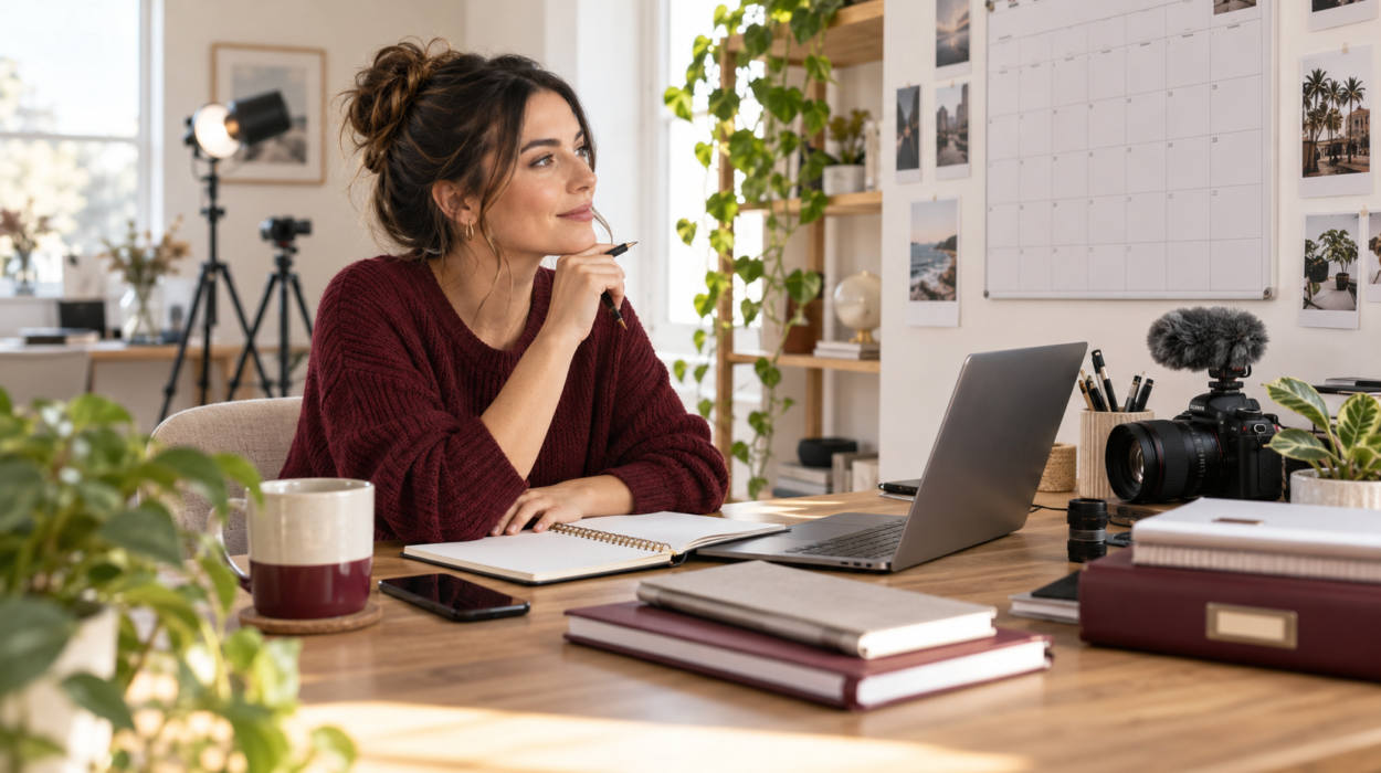 UK content creator planning future tax and business activity