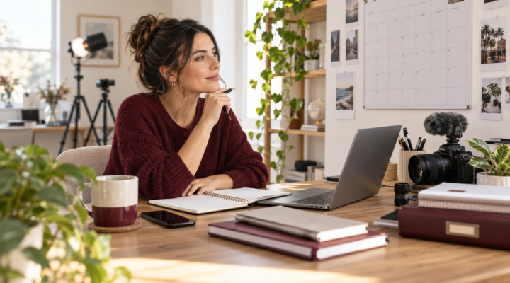 UK content creator planning future tax and business activity