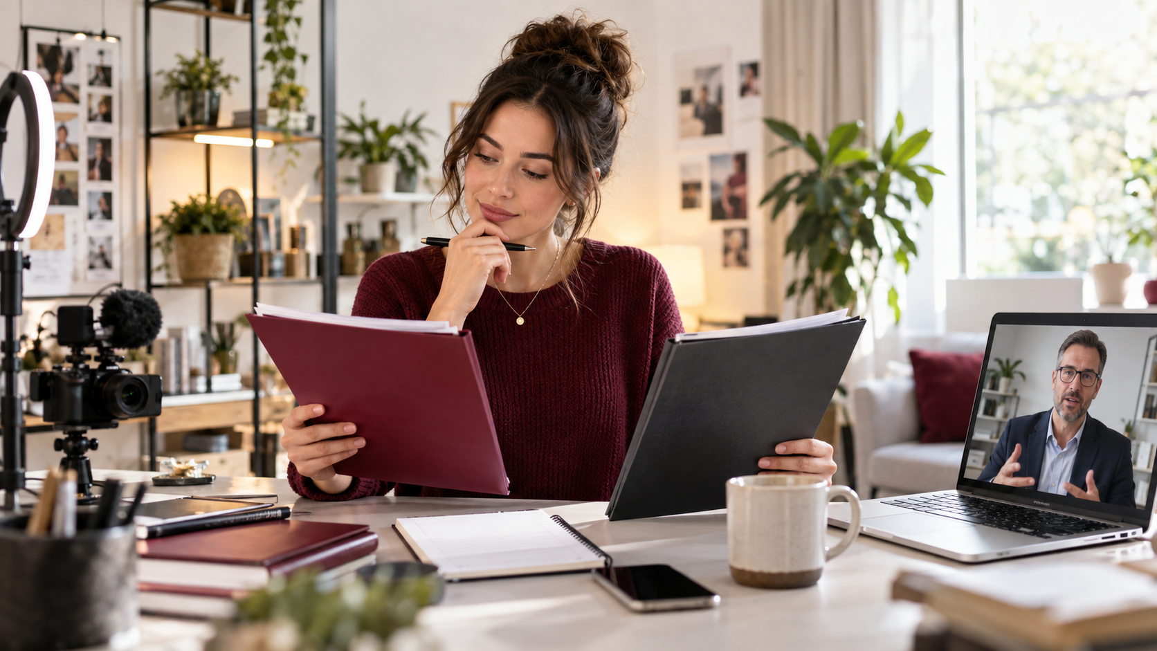 UK content creator comparing sole trader and limited company options